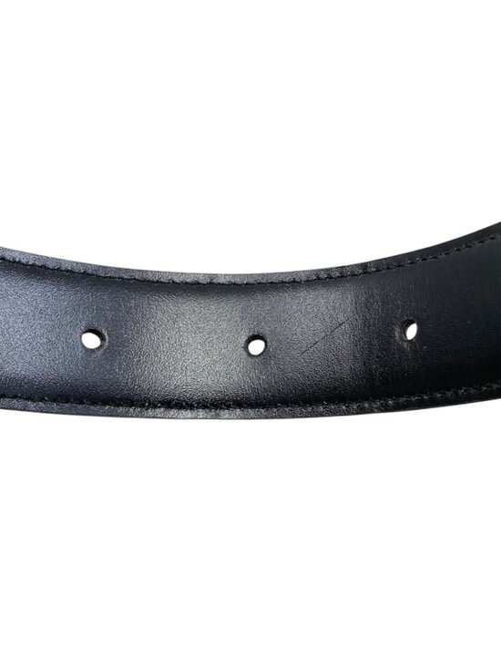 Cartier Belt Trinity Leather Black Gold Silver main image 5